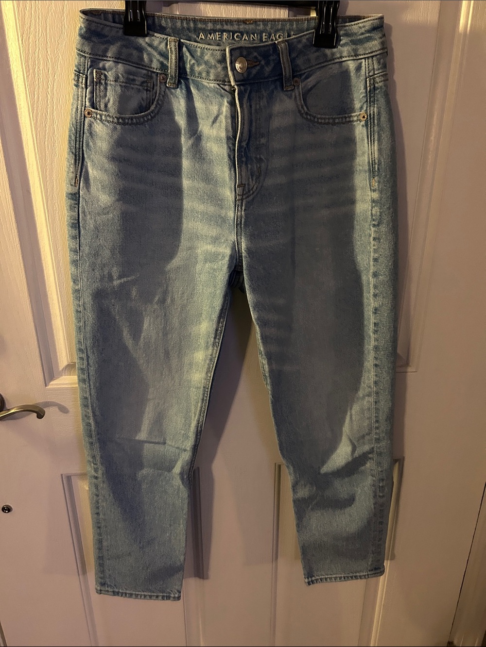 American Eagle Outfitters Light Blue Mom Jeans 2 X-Short